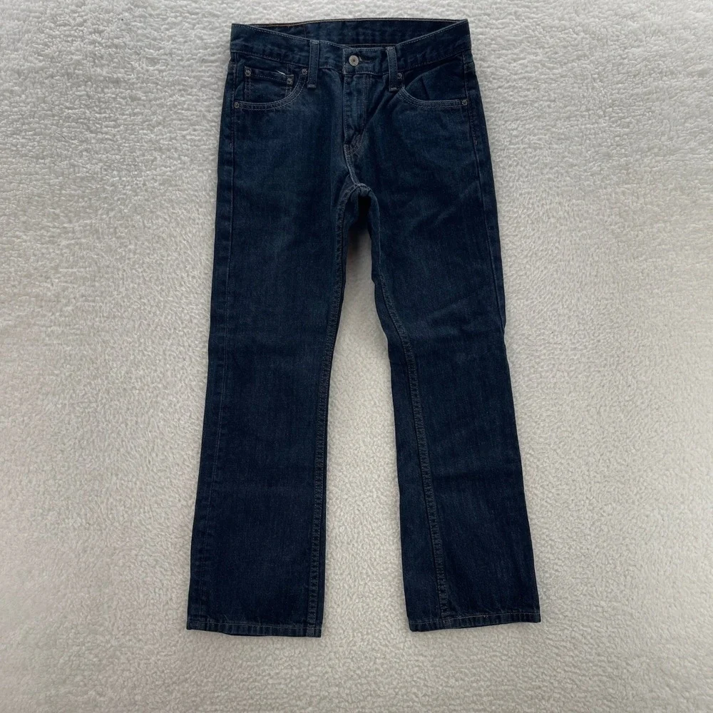 Levis 527 Jeans Mens 30x30 Blue Slim Bootcut Dark Wash Y2K Cowboy Grunge Rodeo